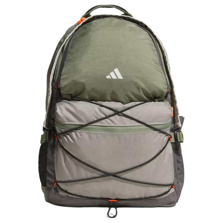 Adidas Adidas Recycled Polyamide Backpack Regular Unisex Tent Green & Gray & Metallic Gray