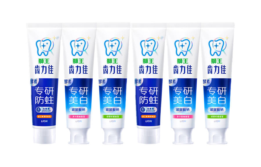 LION Tooth Power Plus Toothpastes Cleaning Grapefruit 6 Piece Set