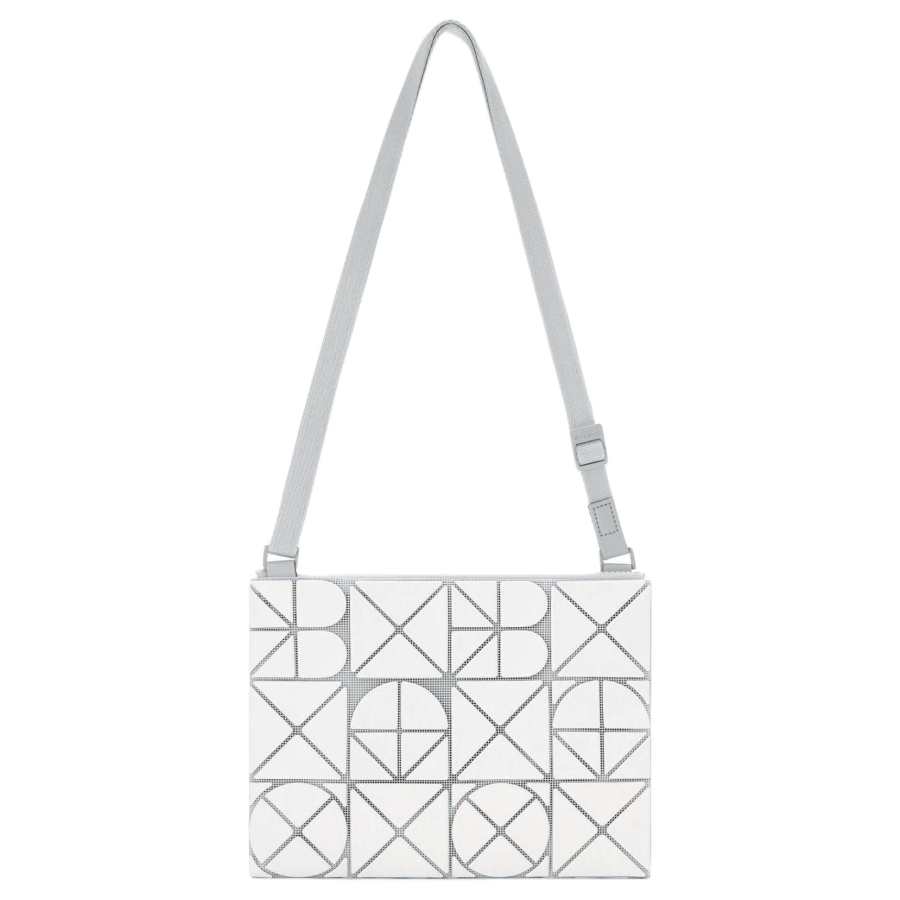 ISSEY MIYAKE PVC Shoulder Bag Regular Women's Matte White