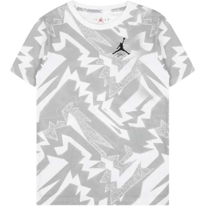 Jordan Jordan T Shirt Gray White Children Aged 3 7 Years Old