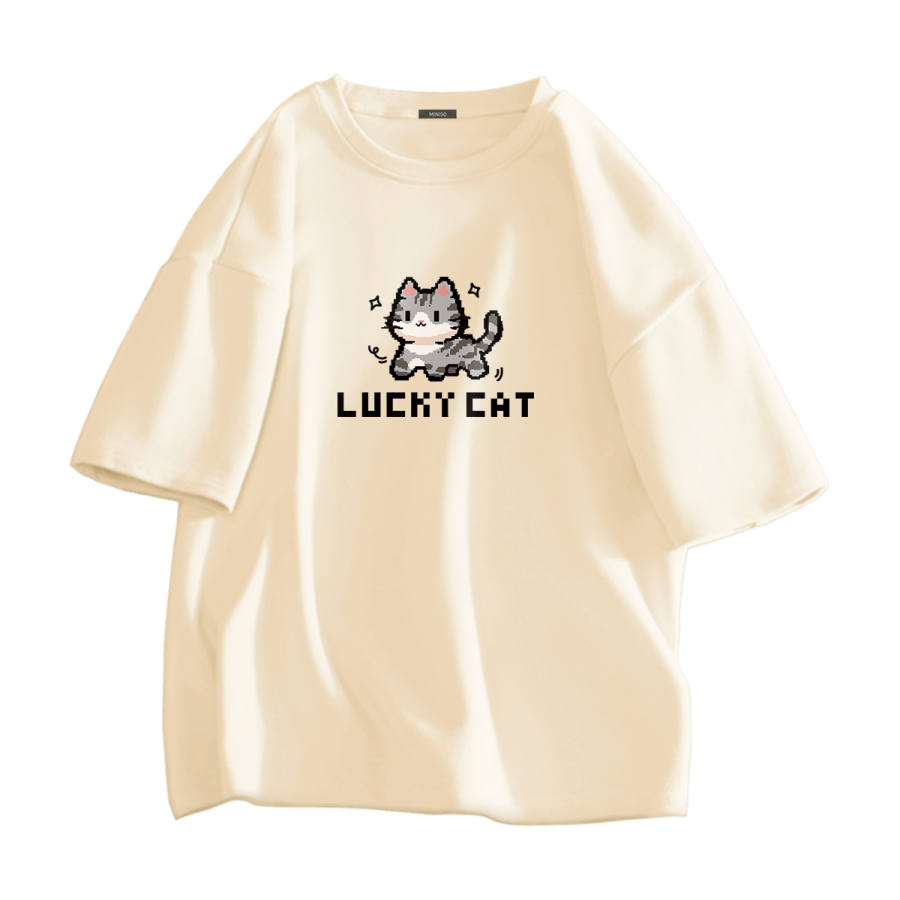 MINISO T Shirts Women's Crew Neck Moderate Straight Fit