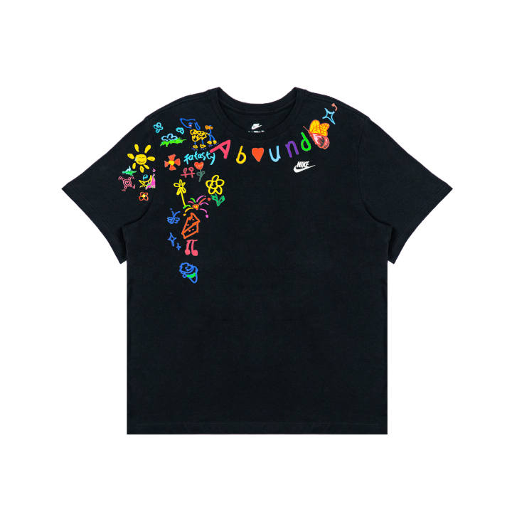 Nike Nike Dri Fit T Shirts Unisex Black Crew Neck Moderate Straight Fit
