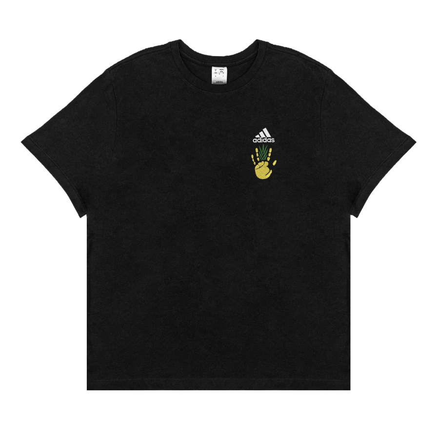 Adidas Adidas T Shirts Unisex Black Crew Neck Moderate Straight Fit