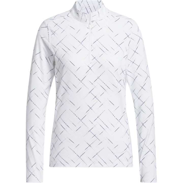 Adidas Adidas Free Shipping With AdiClub Ultimate365 Printed Quarter Zip Mock Neck Top