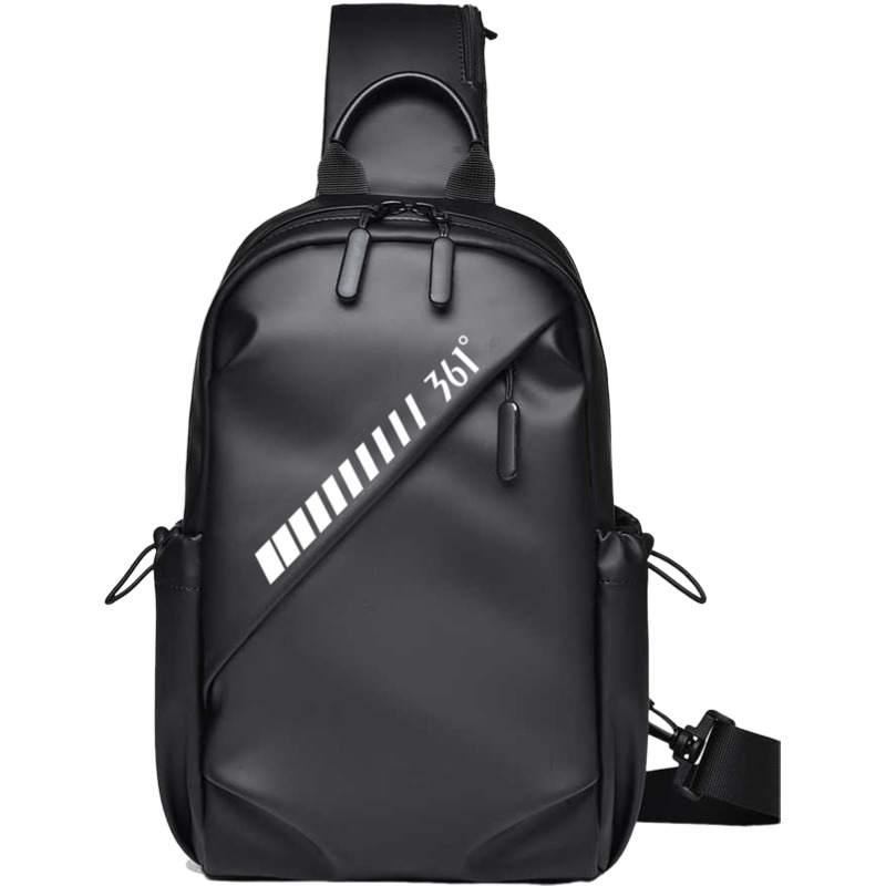 361° Oxford One Shoulder Crossbody Bag, Sling Bag Men's Black