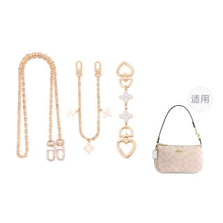 GELUOYA Metal Bag Accessory Women's Gold Tone/Silver