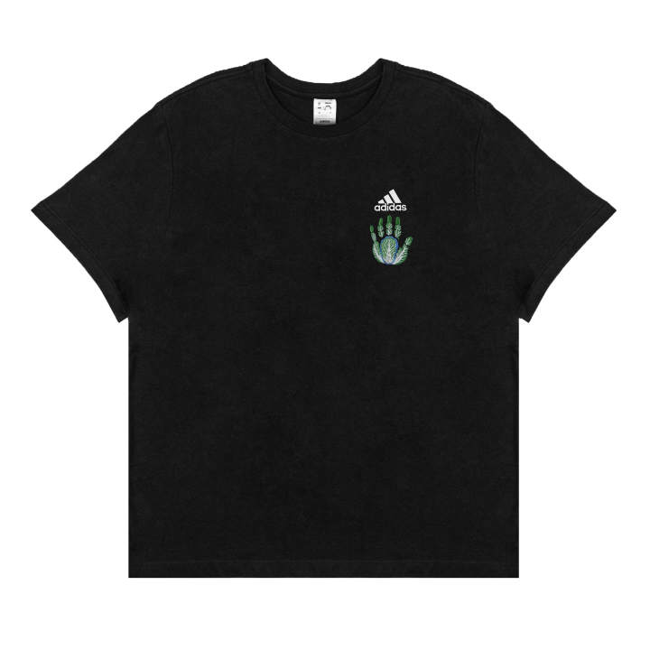 Adidas Adidas T Shirts Unisex Black Crew Neck Moderate Straight Fit