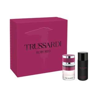 TRUSSARDI Gemstone Red Women's Perfume Sets Eau De Parfum EDP Two Piece Set