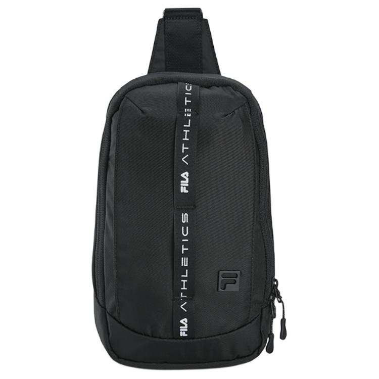 FILA Fitness Fabric Sling Bag Men's Jet Black