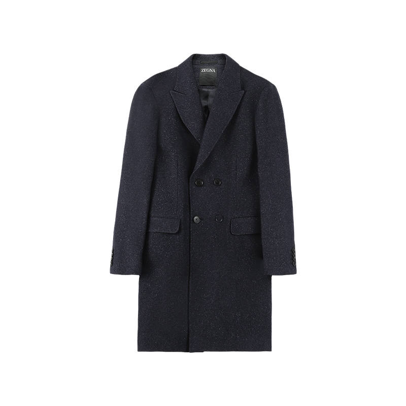 Ermenegildo Zegna SS25 Coat Men's Mixed Blue