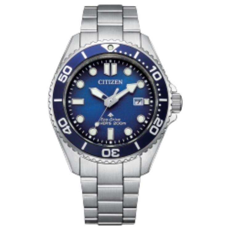 CITIZEN PROMASTER 200m Waterproof Solar Movement Stainless Steel Strap Watch 40.6mm Men's Watches