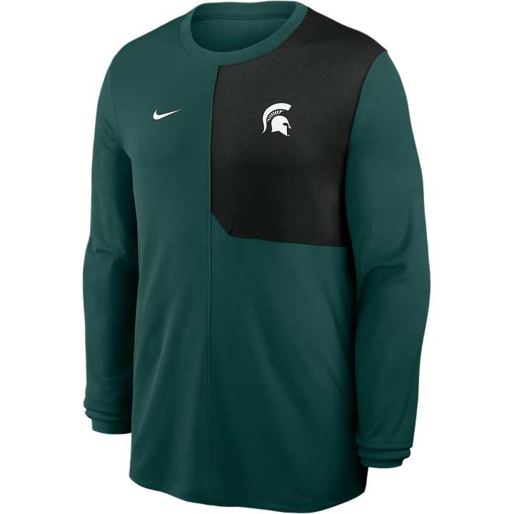 Nike Nike Michigan State Sideline Coach Men's Nike Dri-FIT College Long-Sleeve Top