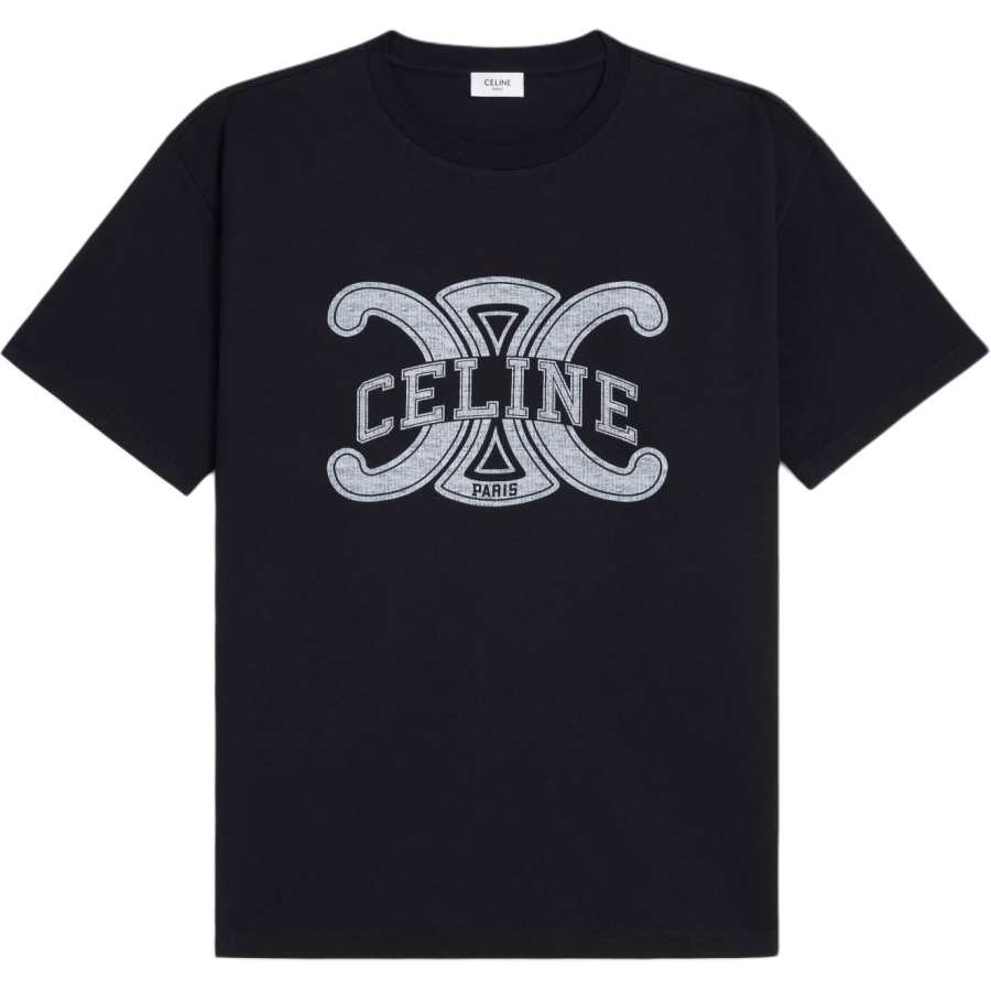 CELINE SS25 T Shirt Men's Black