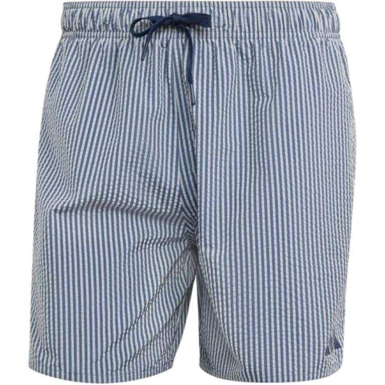 Adidas Adidas Free Shipping With AdiClub Seersucker Stripy Swim Shorts 5 Inch