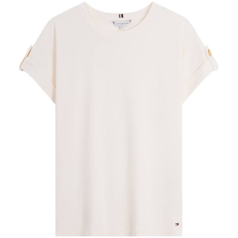 Tommy Hilfiger T Shirts Women's Crew Neck Moderate Straight Fit