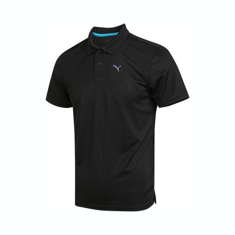 PUMA Polo Shirts Men's Black Lapel Thin Other