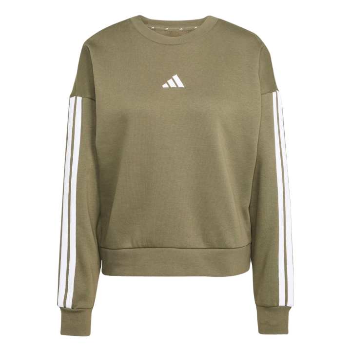 Adidas Adidas Free Shipping With AdiClub Essentials 3 Stripes Fleece Sweatshirt