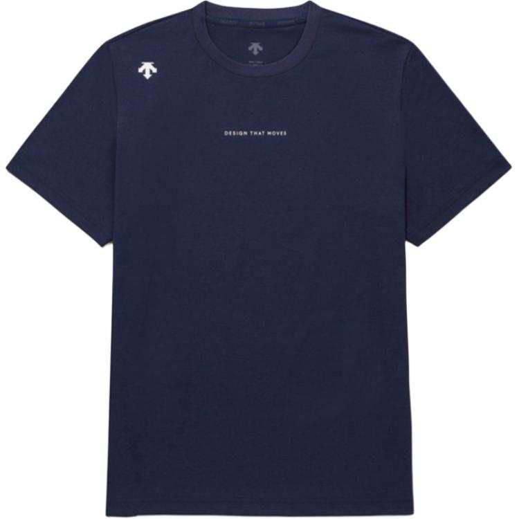 DESCENTE DESCENTE T Shirts Unisex Crew Neck Moderate
