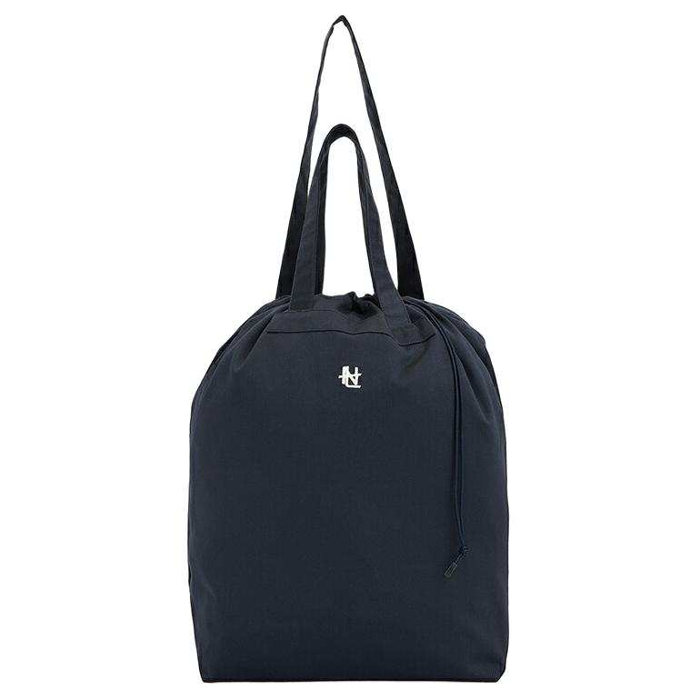 Nanamica Cotton With Polyester Tote Bag, Shopping Bag, One Shoulder Handbag Unisex Navy Blue