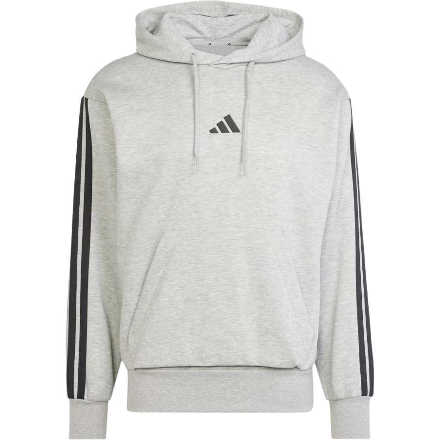 Adidas Adidas Free Shipping With AdiClub Essentials 3 Stripes Fleece Hoodie