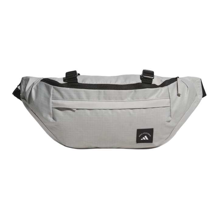 Adidas Adidas Recycled Polyester Fanny Pack Unisex Metallic Gray