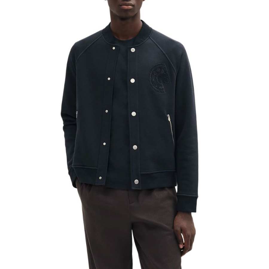 HERMES HERMES FW25 Jackets & Coats Men's Marine Blue