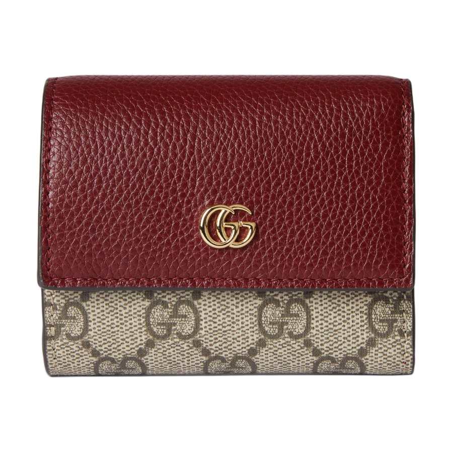 GUCCI Bi color Gg Marmont Mini Wallet