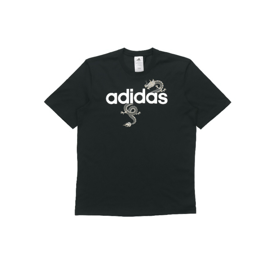 Adidas Adidas T Shirts Unisex Black Crew Neck Moderate Straight Fit