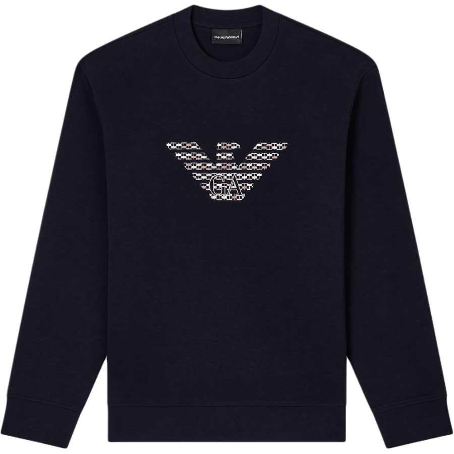 Emporio Armani Long-Sleeved Crewneck Sweatshirt