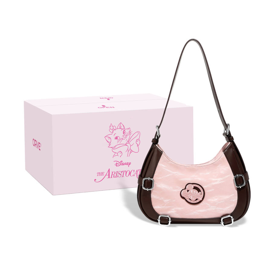 Disney Mickey Mouse Pu Handbag, Shoulder Bag Regular Women's Pink Brown