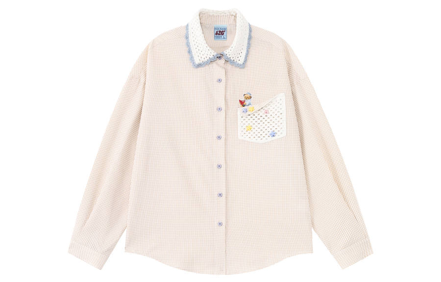 F426 F426 Shirts Women's Lapel Moderate
