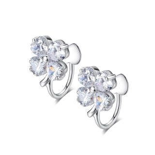 VANA 925 Silver Zircon Earrings Women's