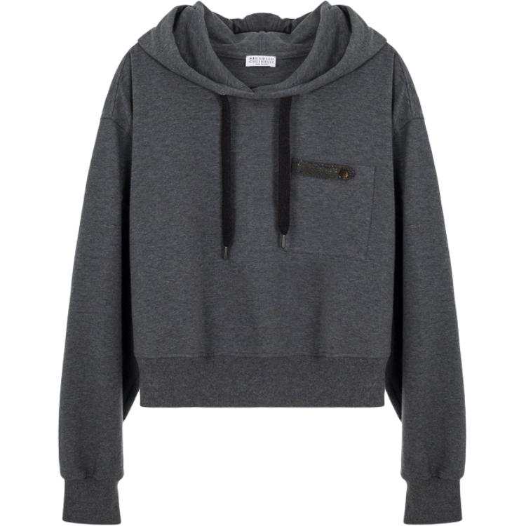 Brunello Cucinelli SS23 Sweatshirt Women's Gray