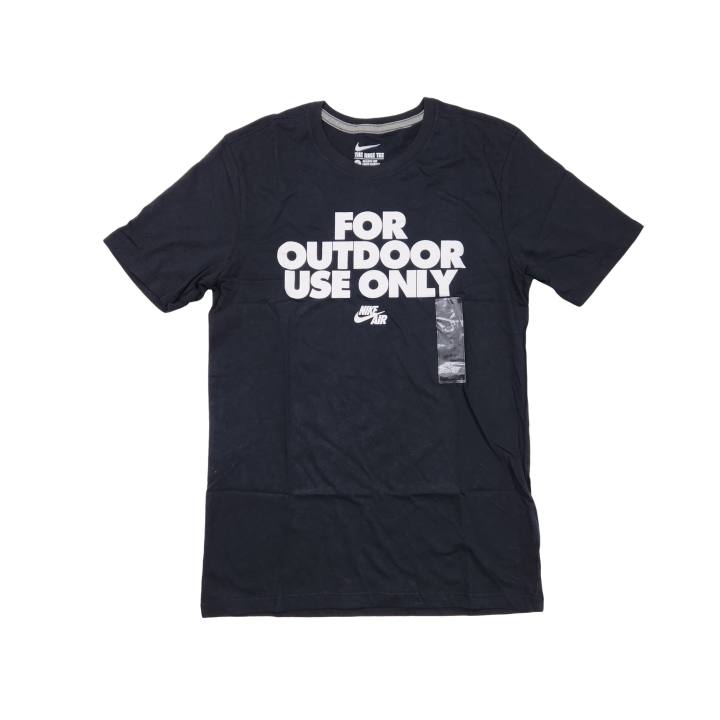 Nike Nike T Shirts Men's Black Crew Neck Thin Straight Fit