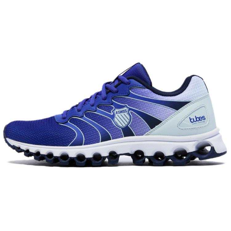 K·SWISS Textile, Synthetic Leather Low top Running Shoes Men's Blue White