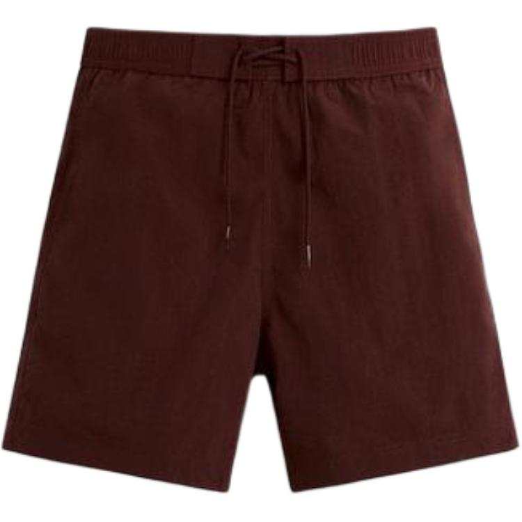 ZARA Swimming Shorts Men's Dark Red Moderate Long Swimming Pants