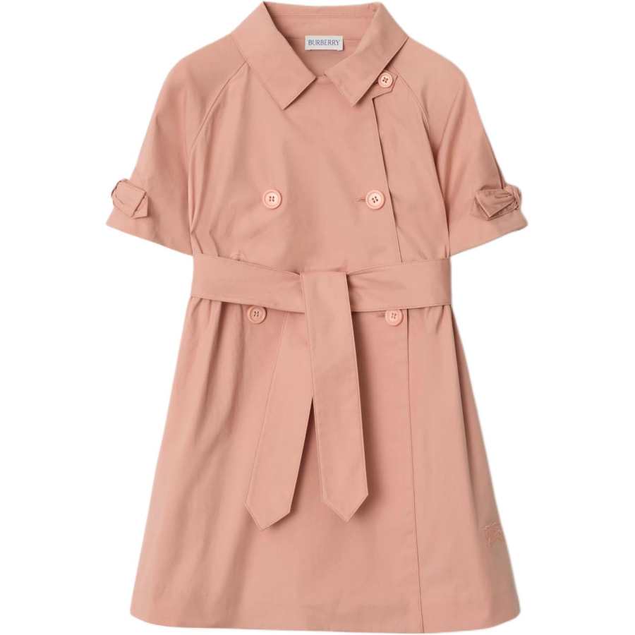 Burberry Kids Dresses Lapel Moderate Short