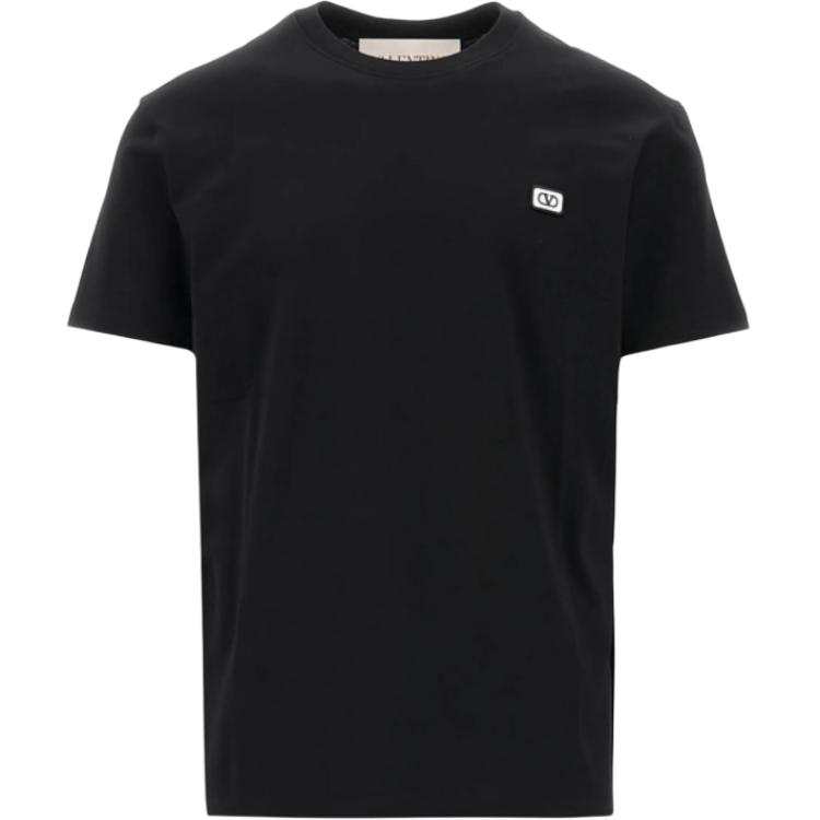 Valentino VLogo Embroidered Crewneck T Shirt