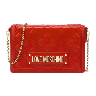 LOVE MOSCHINO Artificial Leather Shoulder Bag Women's Red