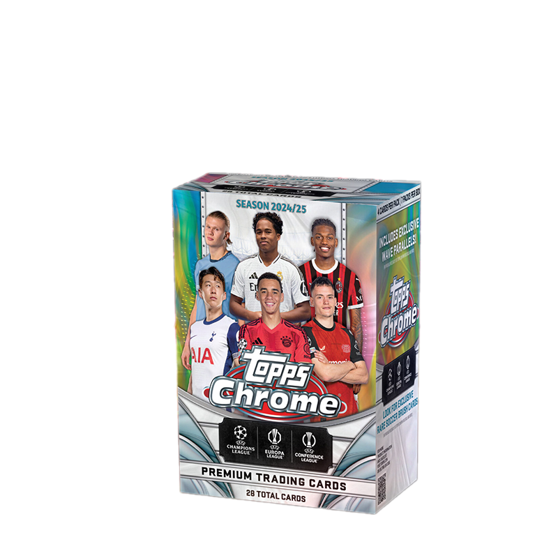Topps 24 25 Topps Chrome UEFA Champions League TC Grenade Box Value Edition Sports Cards Whole Box