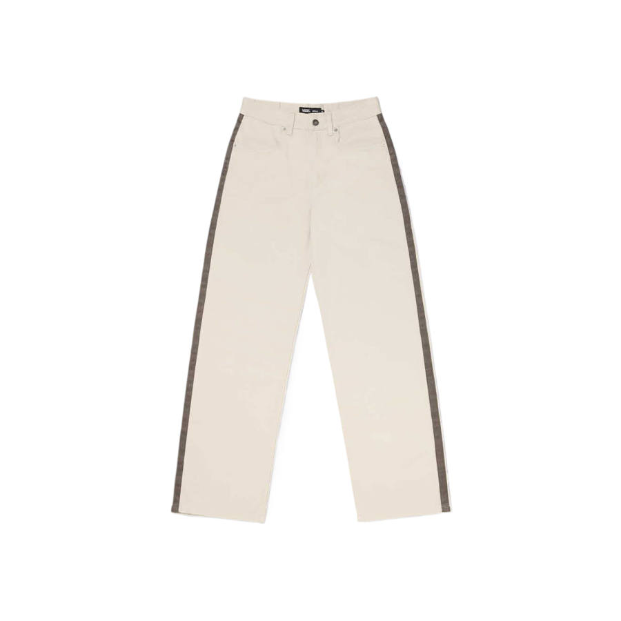 Vans Jeans Women's Beige Moderate Straight Fit Pants