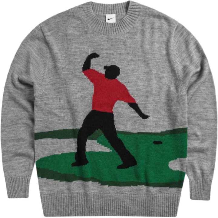 Nike Nike Sweaters Men's Dark Gray Crew Neck Moderate Other