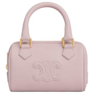 CELINE Cow Leather Boston Bag, Shoulder Bag, Crossbody Bag, Handbag Mini Women's Bleached Pink