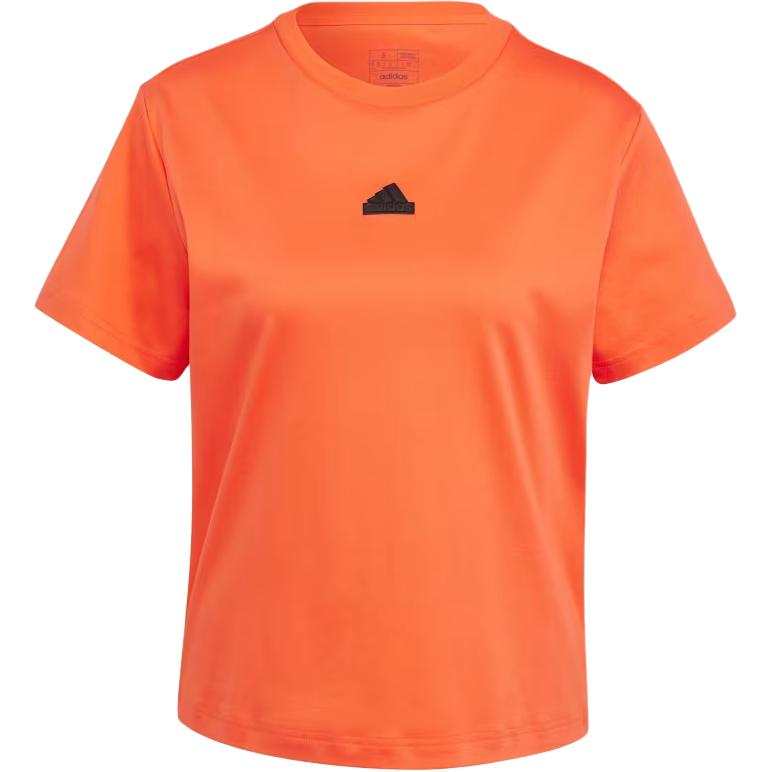 Adidas Adidas Women's Signature Graphic Print T Shirt Bright Red