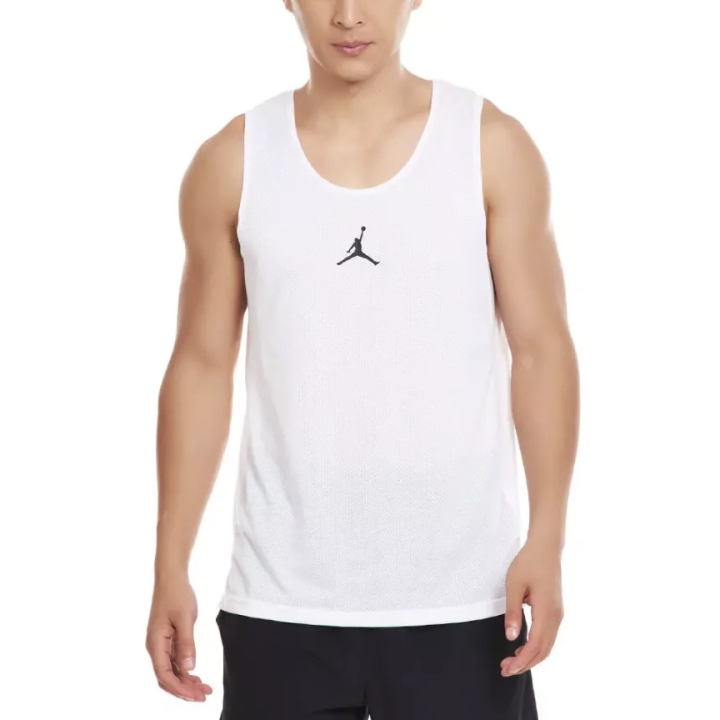 Jordan Jordan Air Tank Tops Men's White Crew Neck Thin Other