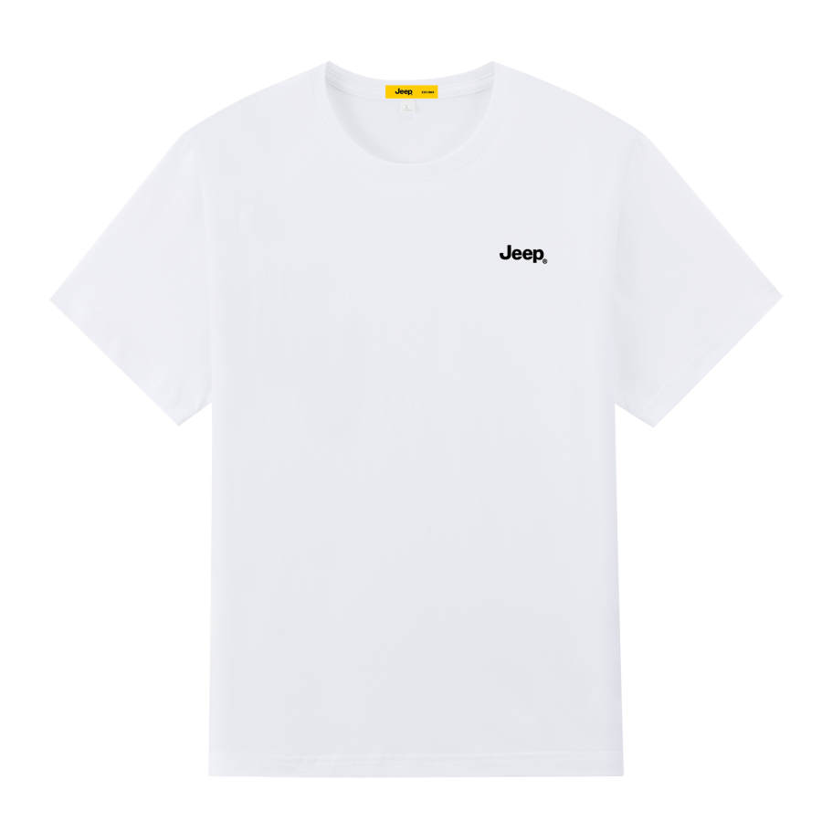 Jeep T Shirts Unisex Crew Neck Moderate Straight Fit