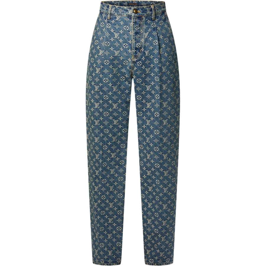 LOUIS VUITTON LOUIS VUITTON Monogram Denim Tailored Pants