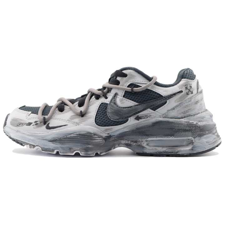 Nike Nike Air Max Fusion Cushioning, Wear Resistant Low top Casual Running Shoes Men's Dark Gray