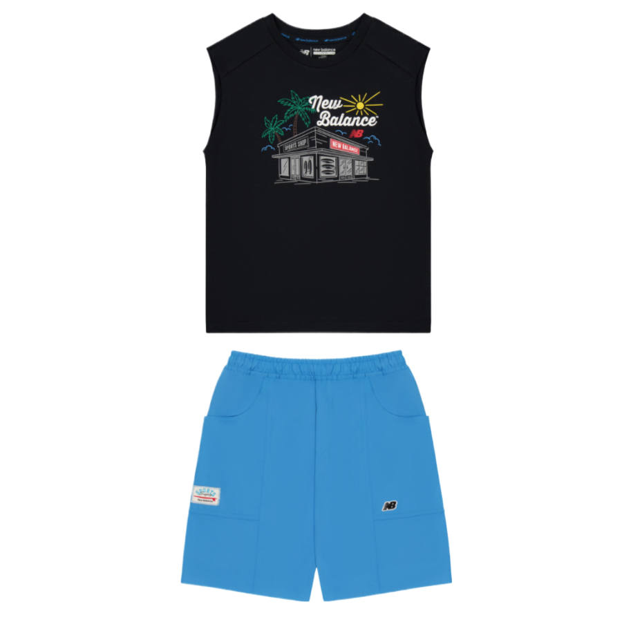 New Balance New Balance Casual Sportswear 2 Piece Set Children Aged 3 7 Years Old