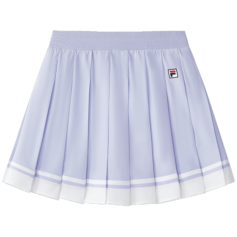 FILA KIDS SS25 Multicolor Brand Logo Moderate Skirt Summer Children Aged 3 7 Years Old Cool Purple